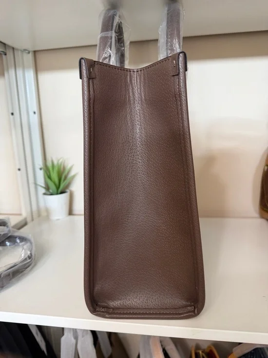 Gucci Brown Monogram Canvas Tote with Colorful Cartoon Print - Picture 5 of 8